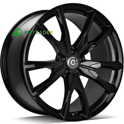 Carbonado Pain R22 W9.5 PCD5x112 ET37 DIA66.6 Black Gloss