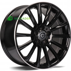 Carbonado Performance R18 W8.5 PCD5x112 ET35 DIA66.6 Black Glossy Lip Polished