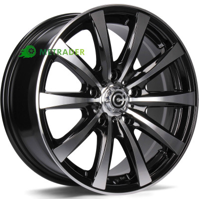 Carbonado Raven R16 W7 PCD5x118 ET40 DIA71.1 Black Front Polished