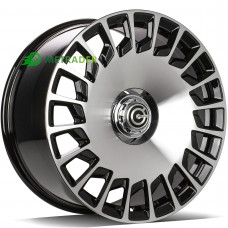 Carbonado Rebellion R19 W9.5 PCD5x112 ET40 DIA66.6 Black Front Polished