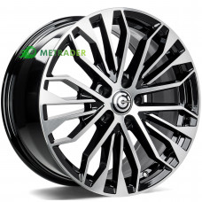 Carbonado Reptile R18 W8 PCD5x112 ET35 DIA66.5 Black Front Polished