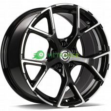Carbonado River Black Front Polished R18 W8 PCD5x112 ET45 DIA66.5