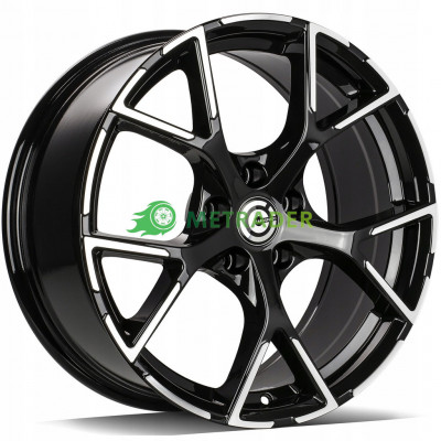 Carbonado River Black Front Polished R18 W8 PCD5x112 ET45 DIA66.5