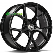 Carbonado River R18 W8 PCD5x112 ET45 DIA66.5 Black Gloss