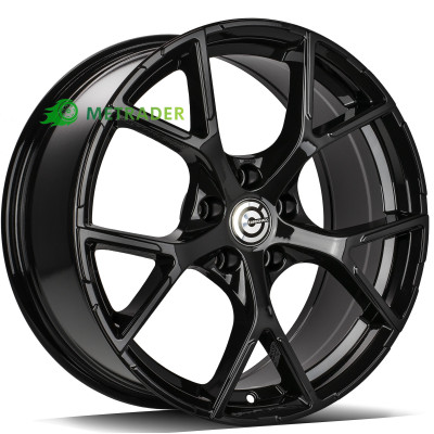 Carbonado River R18 W8 PCD5x112 ET45 DIA66.5 Black Gloss