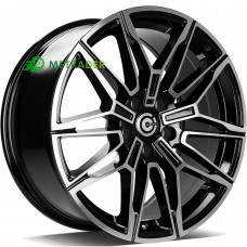 Carbonado Rubin R18 W8 PCD5x112 ET30 DIA66.6 Black Front Polished
