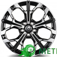 Carbonado Runner R18 W8 PCD5x112 ET30 DIA66.6 Black Front Polished