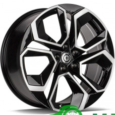 Carbonado Sea R19 W8.5 PCD5x112 ET42 DIA57.1 Black Front Polished