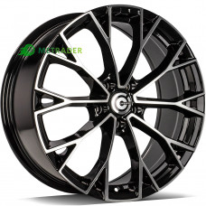 Carbonado Security R19 W8 PCD5x112 ET45 DIA57.1 Black Front Polished