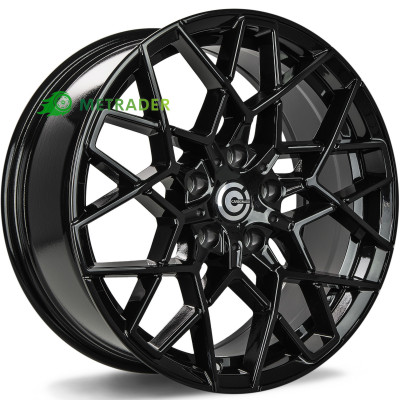 Carbonado Shield R18 W8 PCD5x120 ET30 DIA72.6 Black Gloss