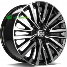 Carbonado Song R18 W8 PCD5x120 ET50 DIA65.1 Black Front Polished