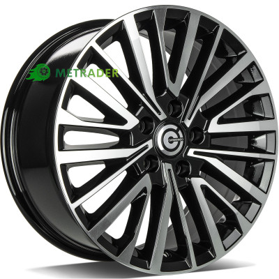 Carbonado Song R18 W8 PCD5x120 ET50 DIA65.1 Black Front Polished