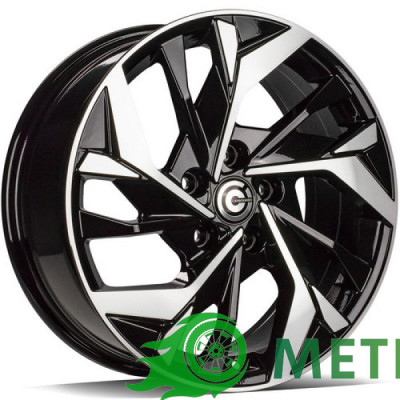 Carbonado Sonic R17 W7 PCD5x114.3 ET40 DIA73.1 Black Front Polished
