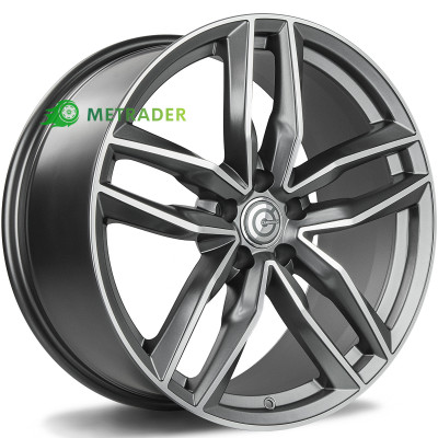Carbonado Style R19 W8.5 PCD5x112 ET35 DIA66.5 Matt Anthracite Front Polished