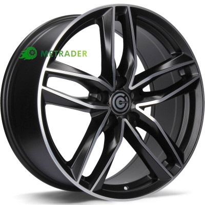 Carbonado Style R17 W7.5 PCD5x112 ET35 DIA66.5 Matt Black Front Polished