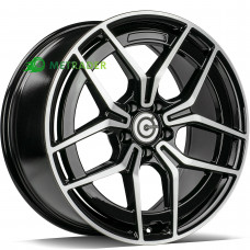 Carbonado Stylish R18 W7.5 PCD5x112 ET44 DIA66.6 Black Front Polished