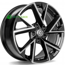 Carbonado Summer R17 W7 PCD5x112 ET43 DIA57.1 Black Front Polished