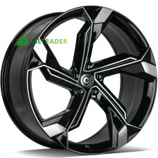 Carbonado Superstar R18 W8 PCD5x112 ET35 DIA66.5 Black Front Polished