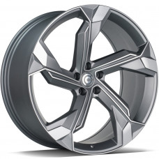 Carbonado Superstar Matt Anthracite Front Polished R21 W9.5 PCD5x112 ET25 DIA66.45