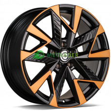 Carbonado Trick R18 W8 PCD5x112 ET40 DIA57.1 Black Half Matt with Cooper Front