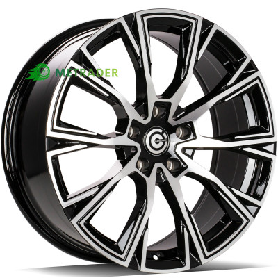 Carbonado Trophy R19 W9 PCD5x120 ET38 DIA72.6 Black Front Polished