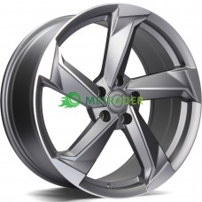 Carbonado Twist R18 W8 PCD5x112 ET35 DIA66.5 Matt Anthracite Front Polished