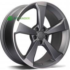 Carbonado Twister R19 W8.5 PCD5x112 ET30 DIA66.5 Matt Anthracite Front Polished