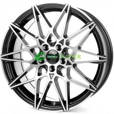 Carmani 18 Knut R18 W8 PCD5x112 ET45 DIA66.7 Black Polished