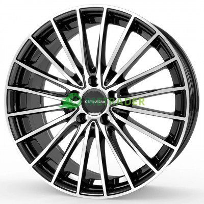 Carmani 24 Karl R19 W9 PCD5x112 ET35 DIA66.6 Black Polished