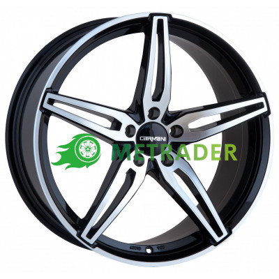 Carmani CA 15 Oskar R17 W7 PCD5x108 ET45 DIA63.4 Black Polished