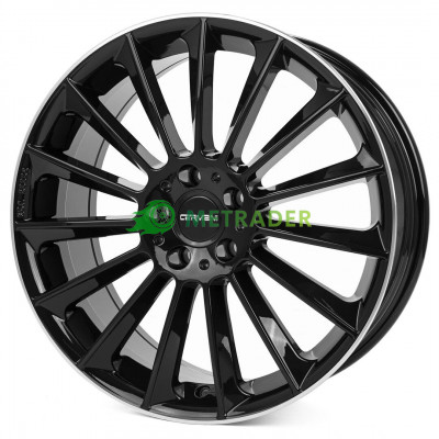 Carmani CA 17 Fritz R21 W9 PCD5x112 ET30 DIA66.6 Black Lip Polish