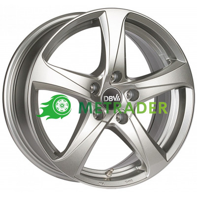 DBV 5SP 001 R17 W7 PCD5x108 ET48 DIA74.1 Shadow Silver