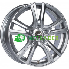 DBV Andorra R18 W8 PCD5x112 ET40 DIA74.1 Shadow Silver Lacquered