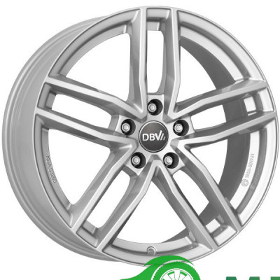 DBV Andorra R19 W8 PCD5x120 ET30 DIA72.6 Silver Painted