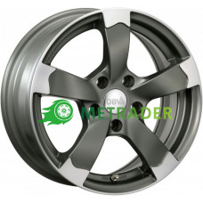 DBV Torino II R15 W6.5 PCD5x100 ET38 DIA57.1 Anthracite Matt Polished