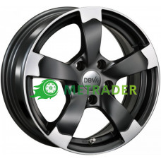 DBV Torino II R19 W8.5 PCD5x112 ET30 DIA66.6 Black Matt Polished