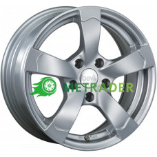 DBV Torino II R15 W6.5 PCD5x100 ET38 DIA57.1 Metallic Silver