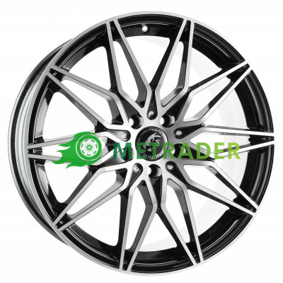 Damina Performance DM02 R18 W8 PCD5x120 ET45 DIA72.6 Black Polished