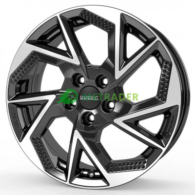 Dezent AP R18 W7.5 PCD5x112 ET50 DIA66.6 Black Polished