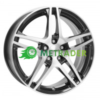 Dezent KB R17 W7 PCD5x100 ET51 DIA57.1 Dark Black Polished