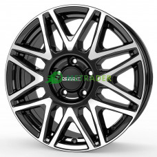 Dezent KH R18 W7.5 PCD5x120 ET60 DIA65.1 Dark Black Polished