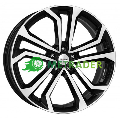 Dezent TA R18 W7.5 PCD5x108 ET49 DIA65.1 Black Front Polished