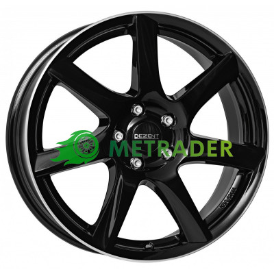Dezent TW R16 W6.5 PCD4x108 ET46 DIA70.1 Black Polished Lip