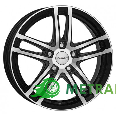 Dezent TZ R18 W7.5 PCD5x112 ET53.5 DIA66.6 Dark Black Polished