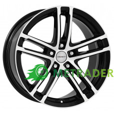 Dezent TZ-C R18 W7.5 PCD5x112 ET25 DIA66.6 Black Polished