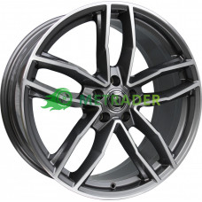 Diewe Wheels Alito R17 W7.5 PCD5x112 ET48 DIA66.6 Platin S Machined