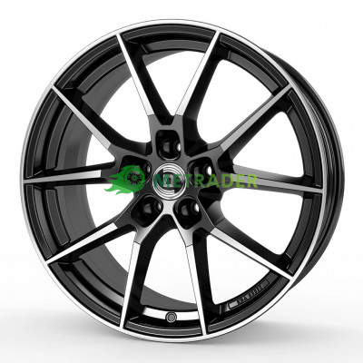 Diewe Wheels Alla R19 W8 PCD5x112 ET27 DIA66.6 Nero S Machined