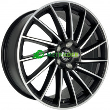 Diewe Wheels Briosa R18 W8 PCD5x108 ET45 DIA65.1 Black Diamond Matt