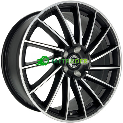 Diewe Wheels Briosa R18 W8 PCD5x112 ET43 DIA66.6 Black Diamond Matt