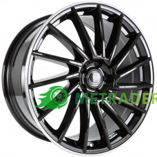 Diewe Wheels Briosa R18 W8 PCD5x108 ET45 DIA63.4 Nero S Machined Lip